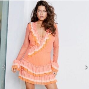 ⭐️NWOT HAH Hot As Hell Mags About You Sheer Ruffled Dress⭐️